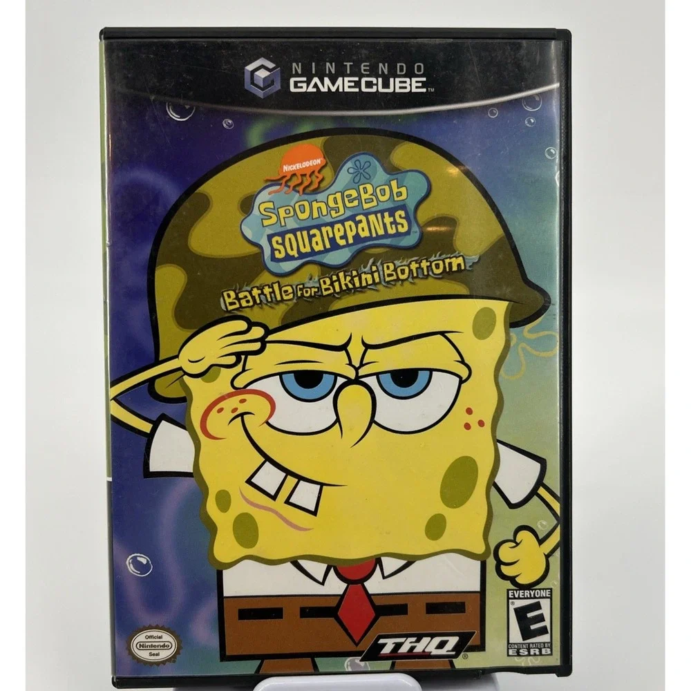 SpongeBob SquarePants Battle for Bikini Bottom Nintendo GameCube Complete